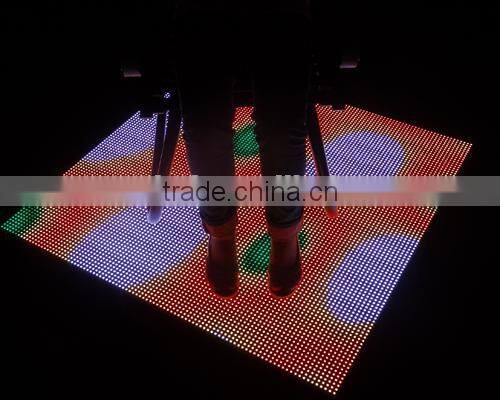Stage Used LED Curtain Display Video Screen/ RGB Glass Window LED Display