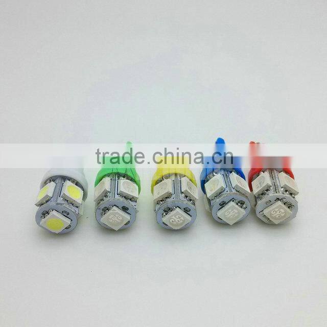 LED Light Bulb Reading Parking Light Side Wedge Tail Light Lamp 192 168 194 W5W white/blue/red/green/yellow/pink 12V