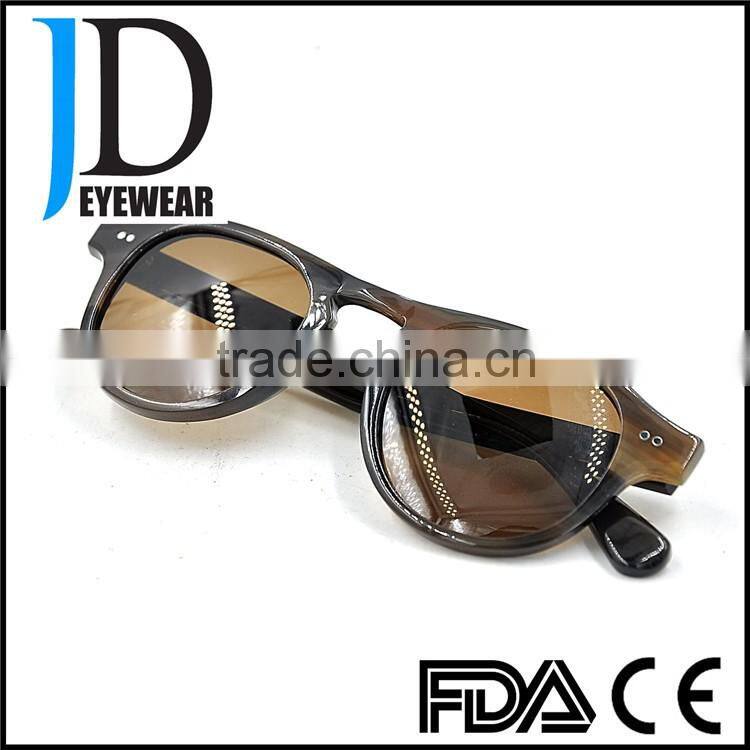 Oxhorn buffalo horn handmade sunglasses