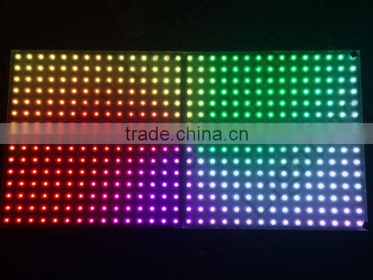 Highest Definition 15x15 Pixel Dot Stage Disco DJ Wedding Party NightClub DMX RGB Digital Anti-slip LED Dance Floor