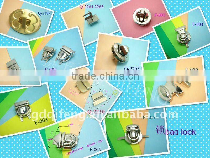 Qifeng decoration bag fittings and accessories hardware lock