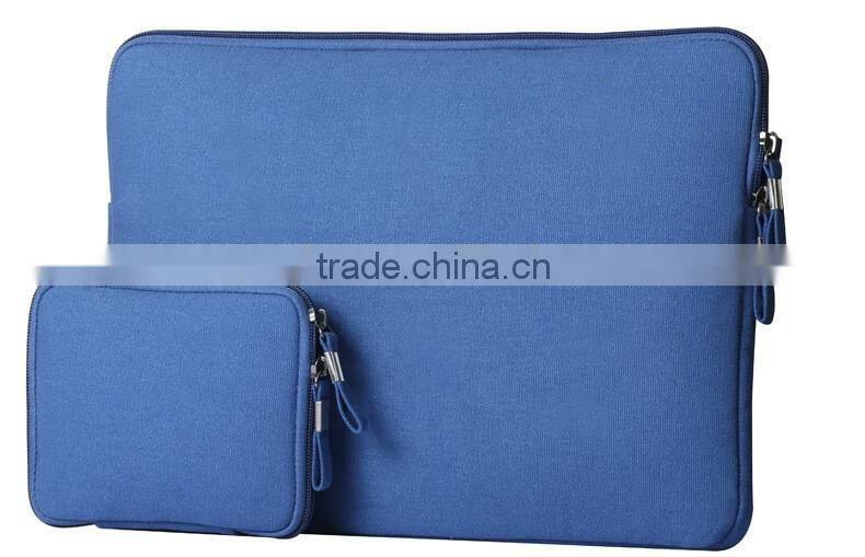 Newest Cowboy Canvas Sleeve Case For Macbook Laptop AIR PRO Retina 11",12",13",15 inch, Notebook Bag