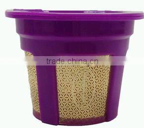 24K-Plated Refillable Filter K Cup For Keurig