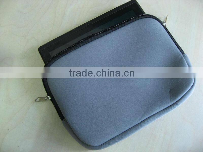 Hot selling neoprene zipper case for 7 inch