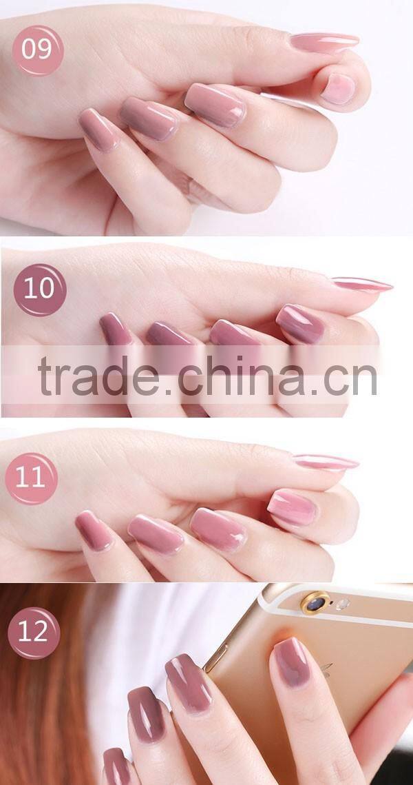 shanghai supplier CJS nude gel nude gel polish nude color gel polish
