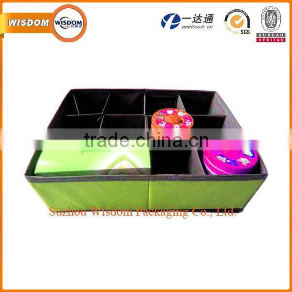 Modern eco foldable fabric storage bin