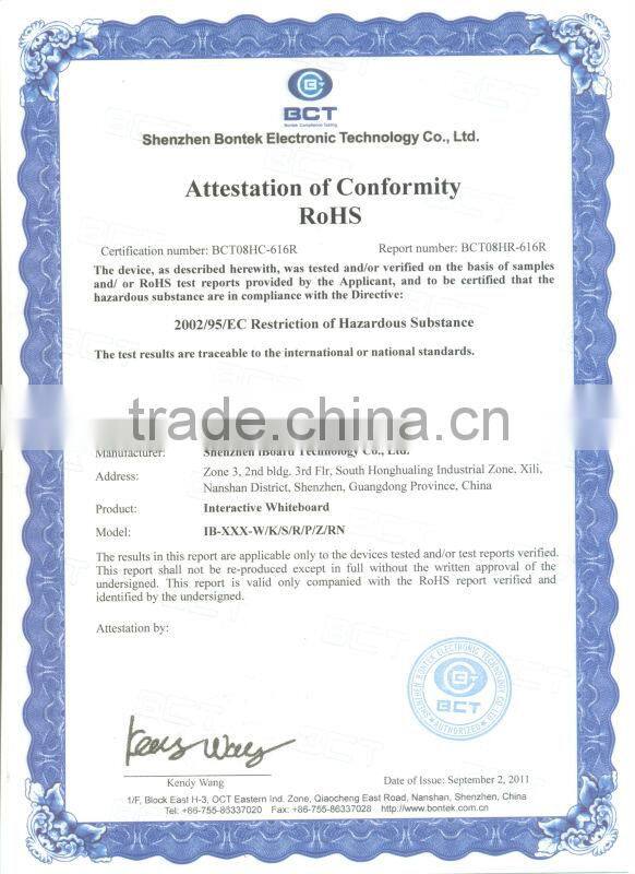 "IBOARD Transparent LED with IR Touch Kiosk Displayer"