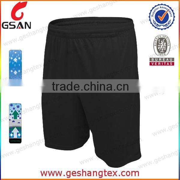 Running sports polyester shorts black