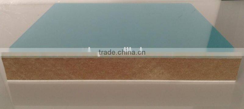 No bending acrylic board back with abs sheet