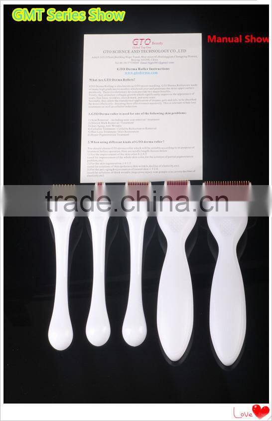 GTO 200 needles skin roller derma roller for face messager