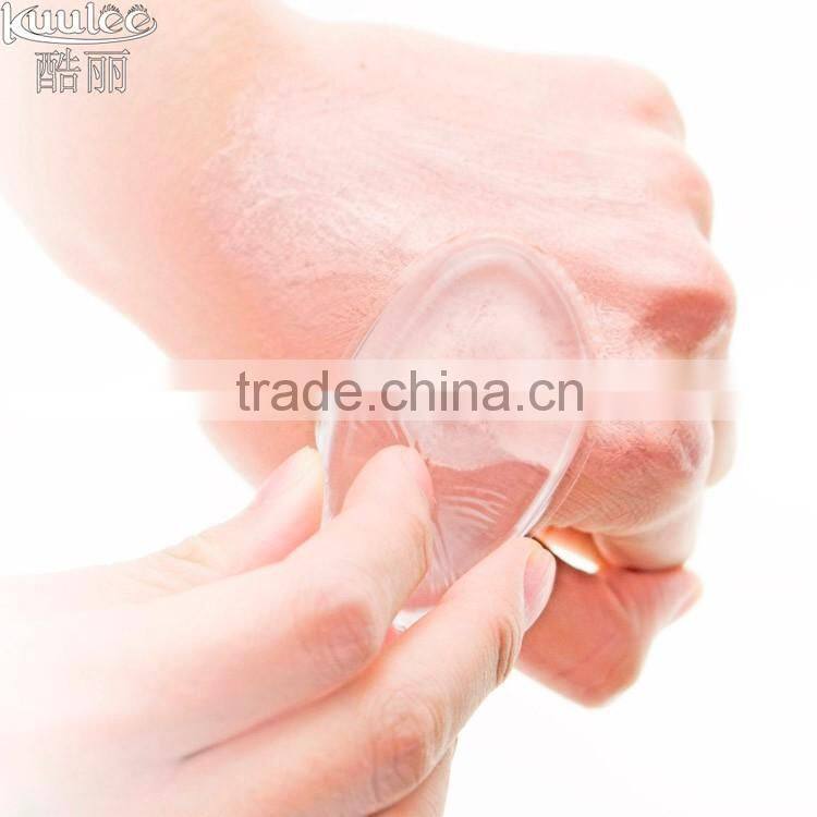 New Design Foundation Alibaba Best Seller Washable Customized Color Silicone Blende Silica Makeup Puff