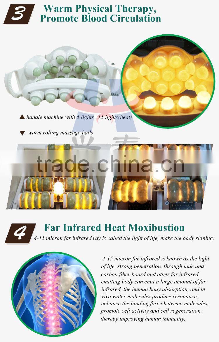 XT-168-1C Electric Infrared Thai Roller Jade Stone Massage Bed