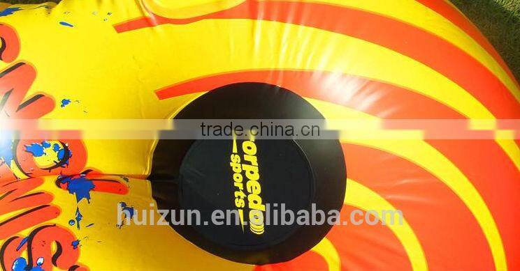 Double snow tube , snow float , skiiling
