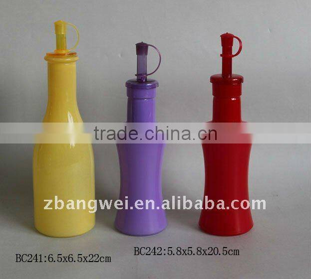 glass oil & vinegar bottle
