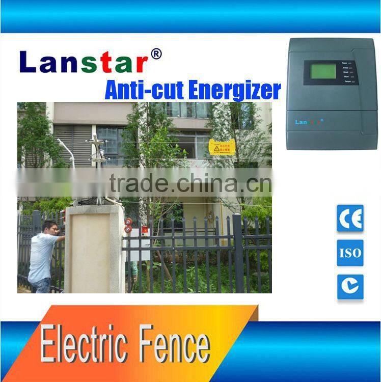 Aluminium alloy terminal post for electric fence, power coated aluminum fence post for top wall fencing