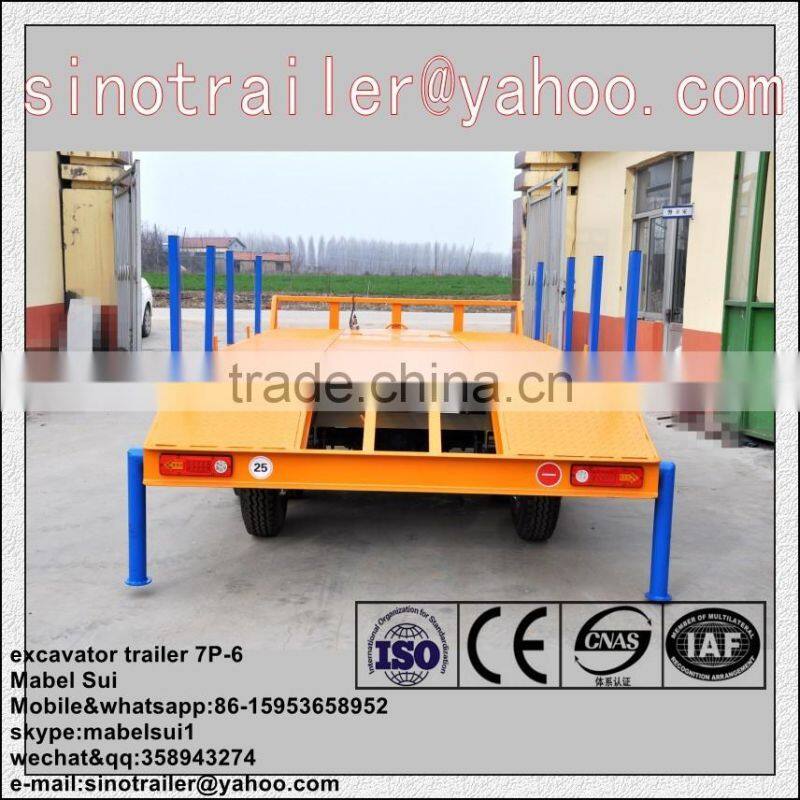 light duty excavator trailer
