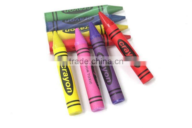 wholesale mini 4 colour wax crayon black set