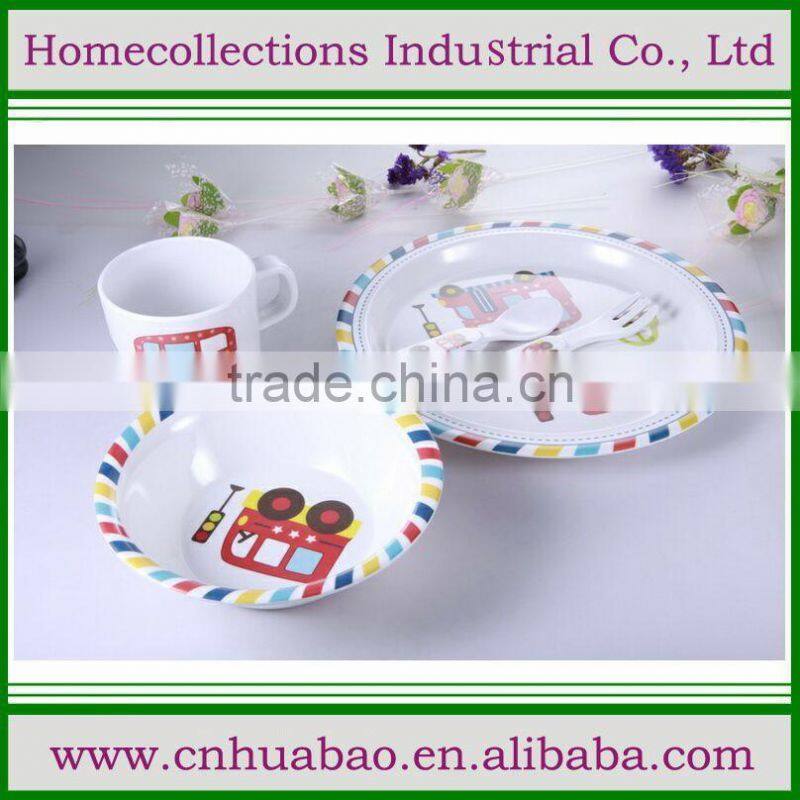 2016 custom-made melamine baby cutlery set, baby bloomer sets