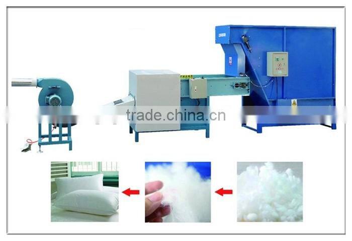 Automatic polyester fiber tearing opening machine for pillow fiber filling machine