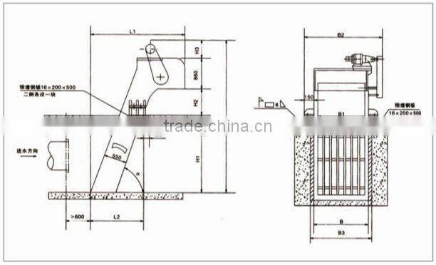 XHG-I best sale automatic rotary bar screen rack cleaner machine