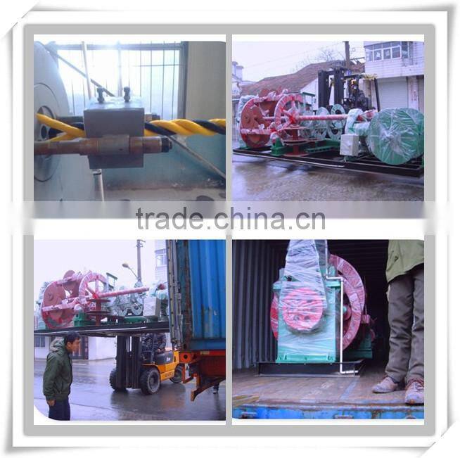 Alibaba supplier manufacturing turning spindle plastic rope making machine