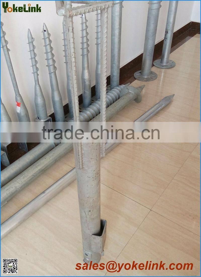 Hot Dip galvanized Ground Screw Anchor from Professional Factory