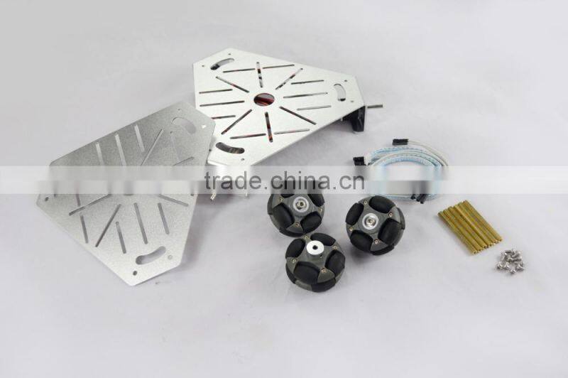 3WD 48mm Omni Wheel Robot Platform Chassis 15001S