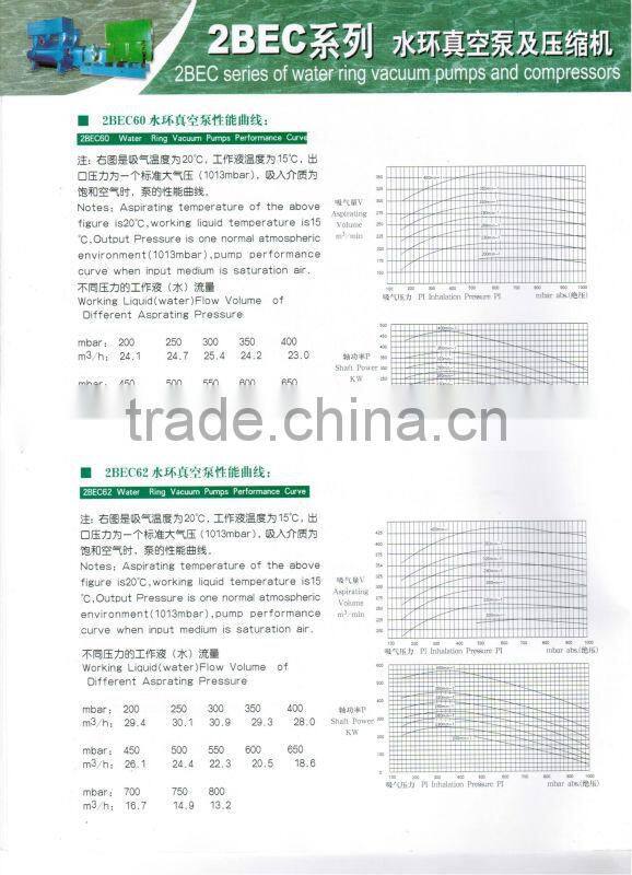 2BEC series water ring vacuum pumps and compressors