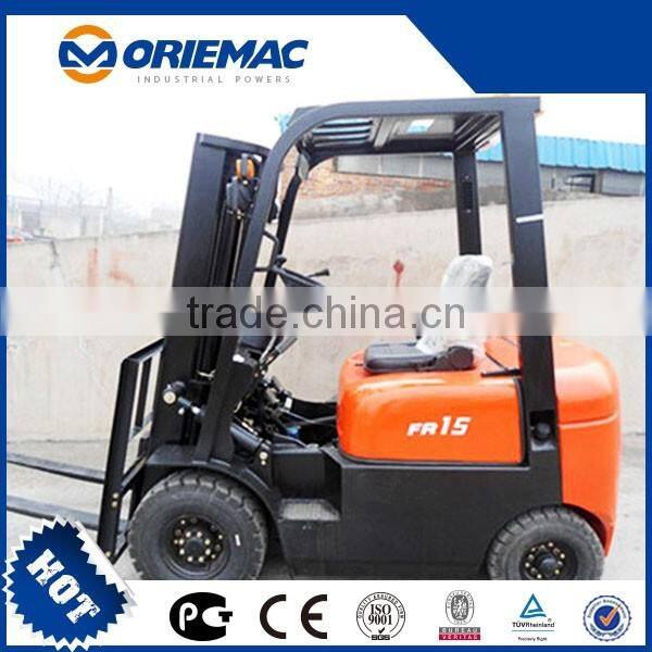China 1.5 ton diesel forklift truck wecan CPCD15FR with good price