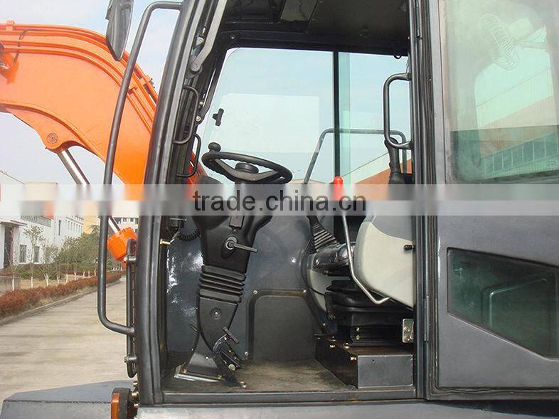 Chinese mini hydraulic wheel excavator