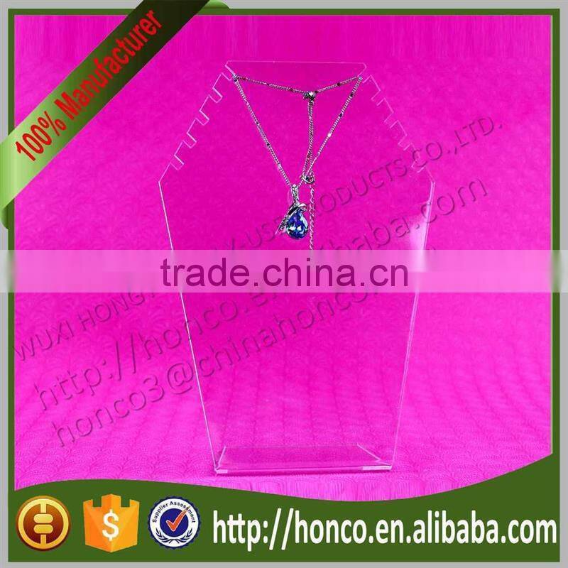Cheap Price Acrylic Necklace Display Jewelry Stand Rack