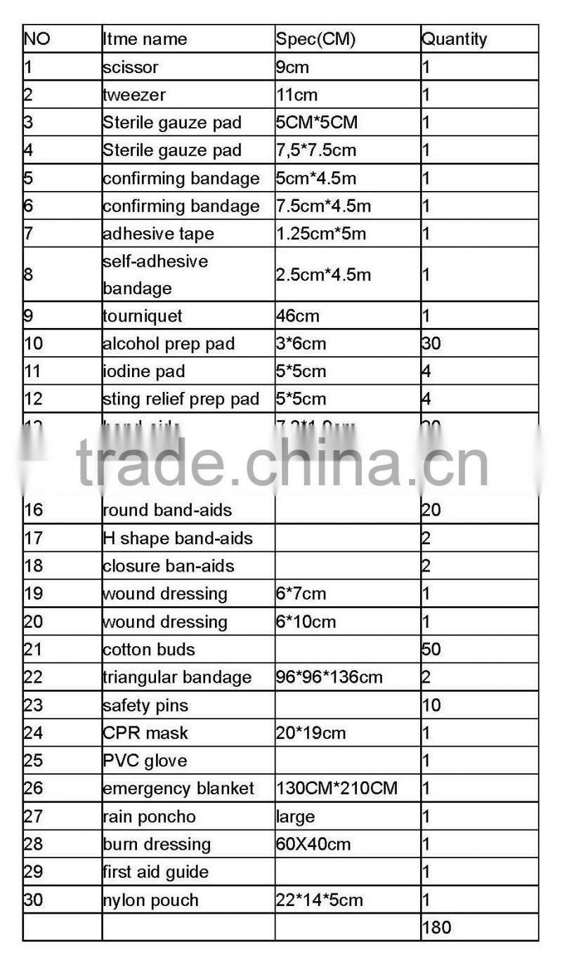 FA-180 portable pet first aid kit
