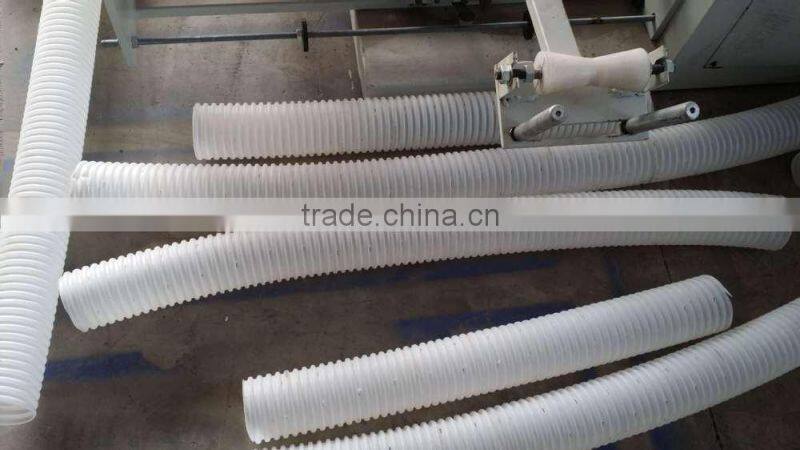 Horserider Single Wall Corrugated Flexible Pipe Production Line/Plastic Telescopic Pipe Machine/PVC Soft Pipe Extrusion Plant