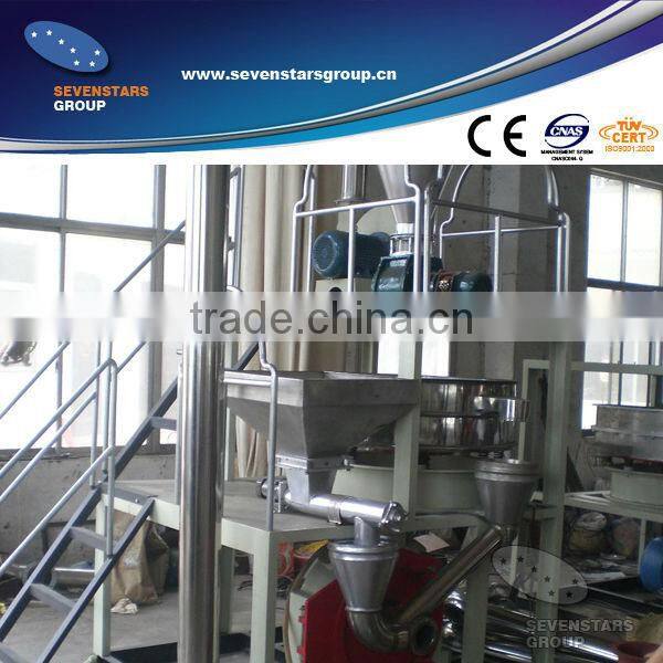 PVC PP PE grinding machine
