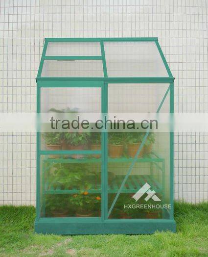 Low cost halls popular lean-to plastic cover mini indoor greenhouse for tomato flower for sale HX64312