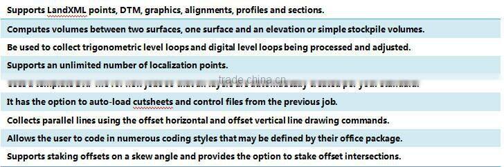 Carlson SurvCE,Land Surveying,Data collector software