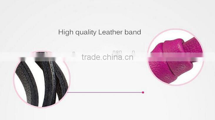 Special couple waterproof bracelet smart leather bracelet watch bluetooth watch monitor watch led light watch for Lifesense