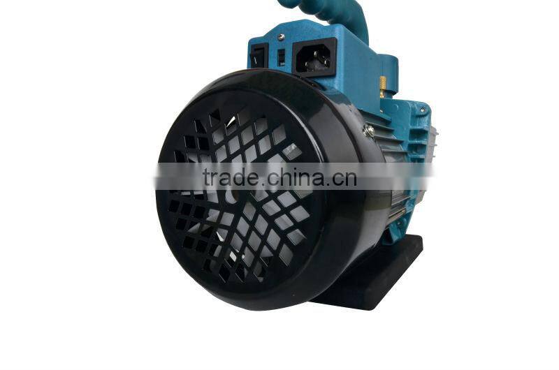 Single stage rotary vane vacuum pump