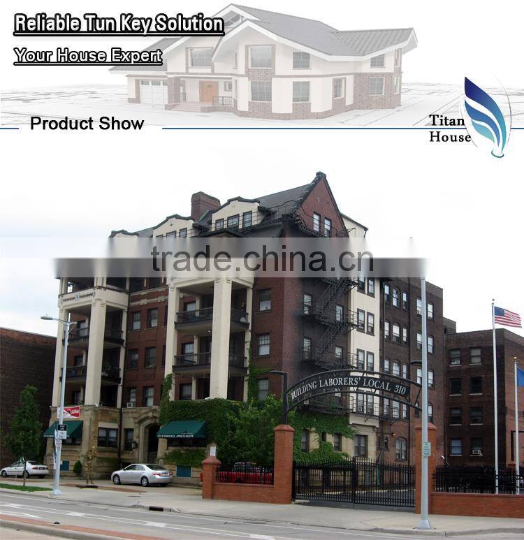 Affordable Modular Modern Design Prefab Steel Frame Apartment Building