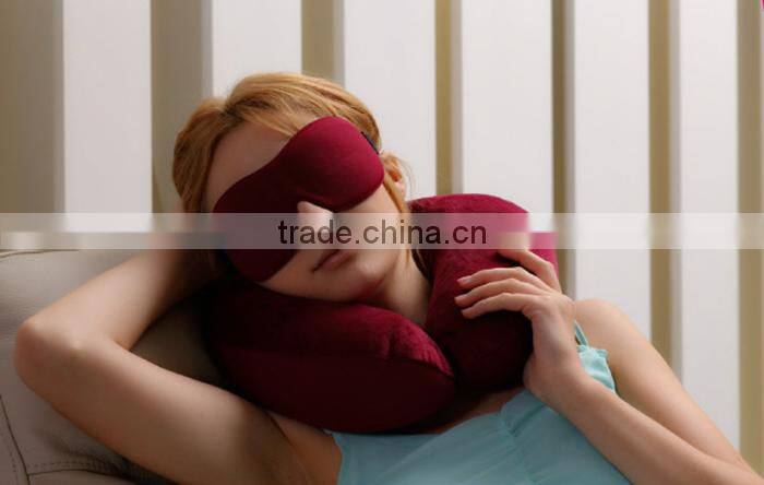 2016 New Design Travel Neck Pillow With Eye Patch