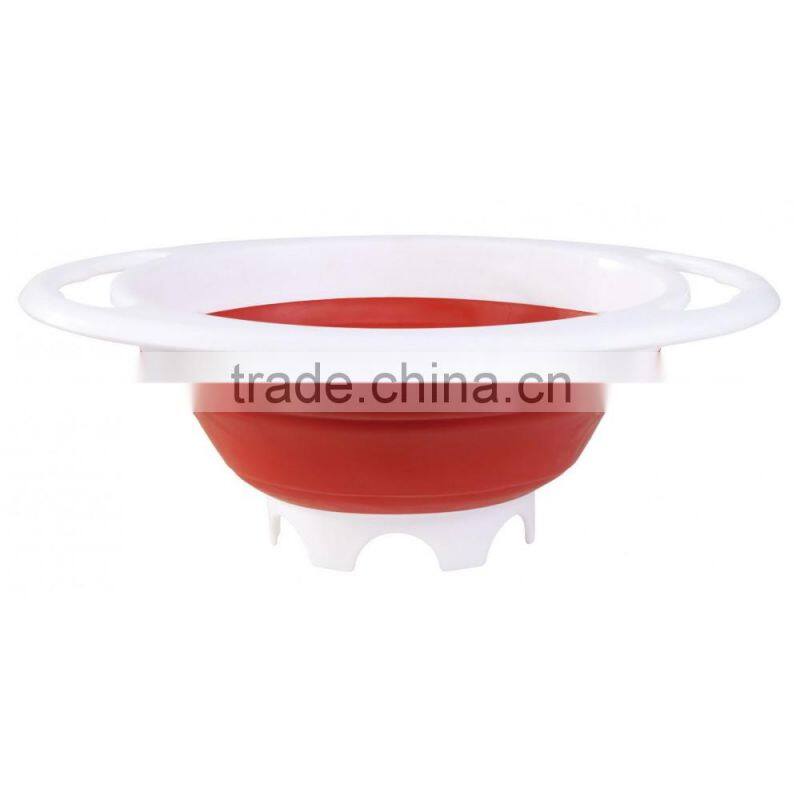 Collapsible Vegetable Fruit Silicone Colander