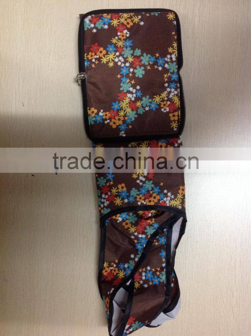 PET folding shopping bag polyester bag for market