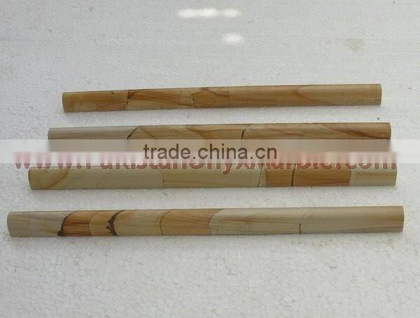 NEW TEAKWOOD BURMATEAK MARBLE PENCIL MOLDING