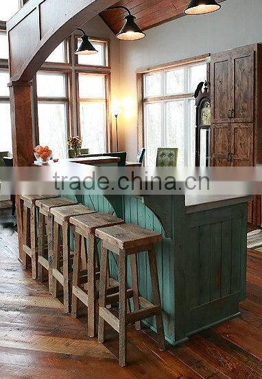 Wooden Stool Vintage Customization Design Stool For Bar Rustic Pub Stools
