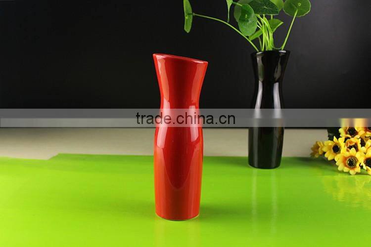 Factory direct custom design bulk wholesale decoration ceramic flower vase