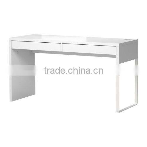 Desk with 2 Drawers Computer Workstation Table