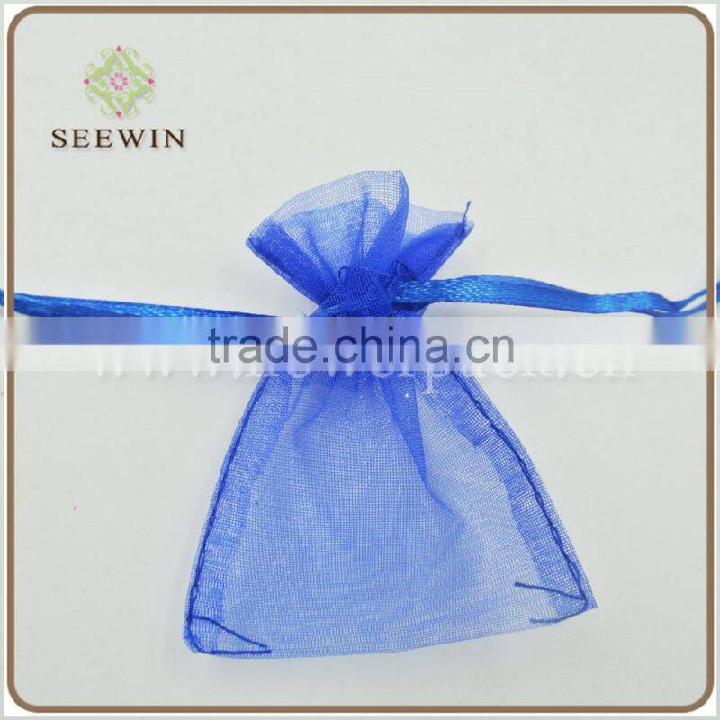 Promotional solid color organza bags for christmas