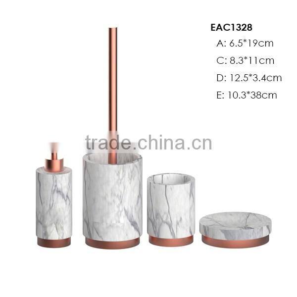 Bespoke hotel home decoration bath accessories cement bath room accessory