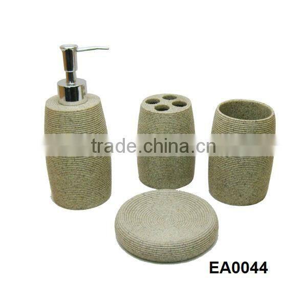 Hotel promotional gift sandstone bathroom fittings and accessories