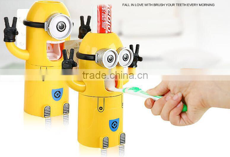 Wholesale Stock Plastic Toothpaste Squeeze + Cup +Toothbrush Holder